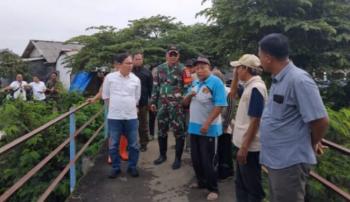 Dandim 0713/Brebes Dampingi Dirjen Tanaman Pangan Kunjungi Lahan Pertanian di Wanasari